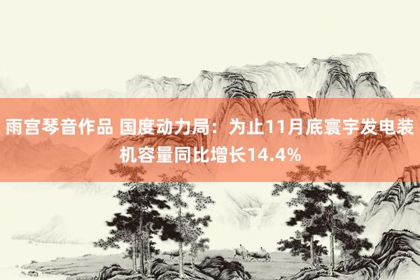 雨宫琴音作品 国度动力局：为止11月底寰宇发电装机容量同比增长14.4%