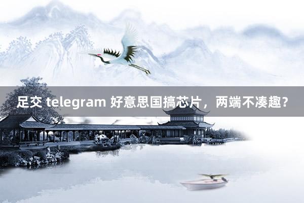 足交 telegram 好意思国搞芯片，两端不凑趣？