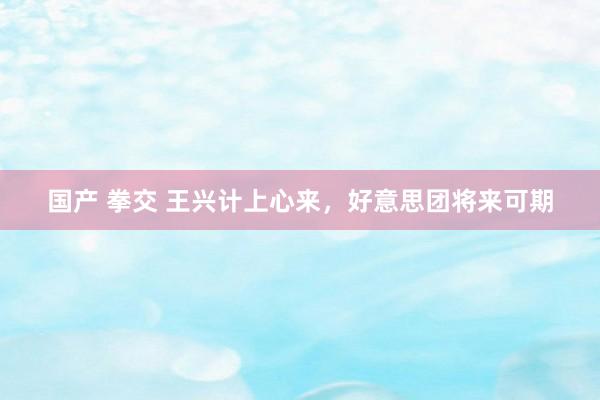国产 拳交 王兴计上心来，好意思团将来可期