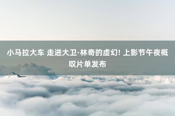 小马拉大车 走进大卫·林奇的虚幻! 上影节午夜概叹片单发布